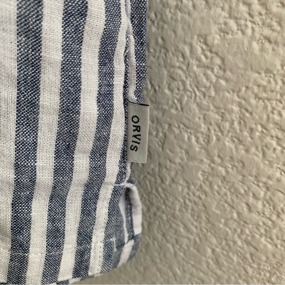 Orvis Top NWT Linen Blend Button Up Size XXL - Picture 12 of 15